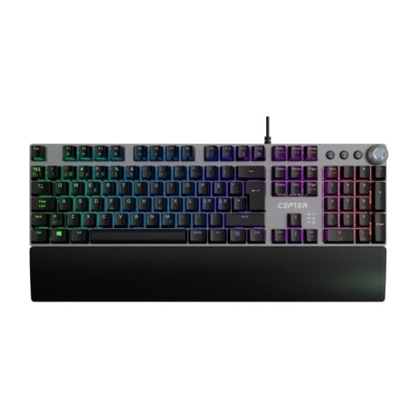 Cepter Legacy gamingtastatur, røde brytere (Siste sjanse - utgående produkt)