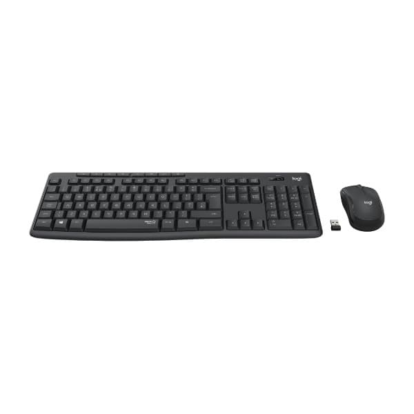 Logitech MK295 trådløst tastatur og mus, grafittgrå (Returnert innen 60 dager - Produktet er i orden)