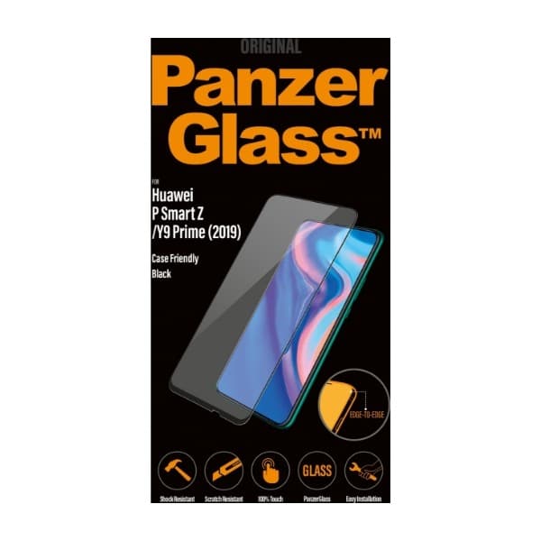 PanzerGlass P Smart Z/Y9 Prime 2019 Case Friendly skjermbeskytter, svart