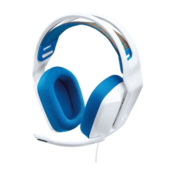 Logitech G335 Kablet gaming headset, hvit (Returnert innen 60 dager - Produktet er i orden)