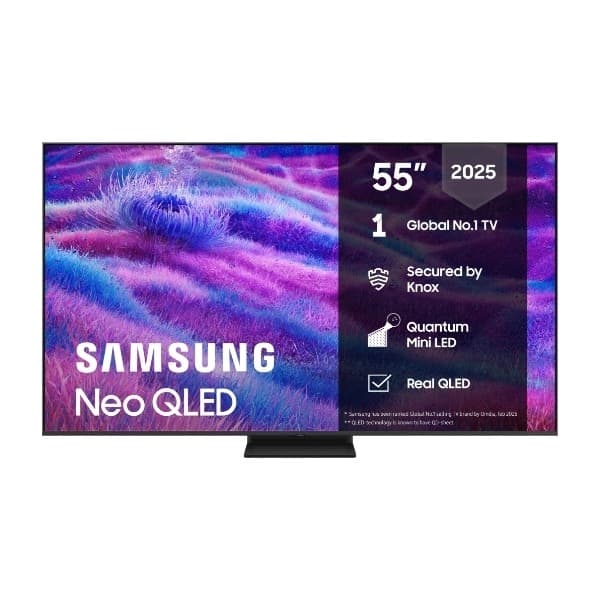 Samsung 55" QN80F Neo QLED 4K Mini LED Smart TV (2025) (Retur 60d - komplett m/ eske)