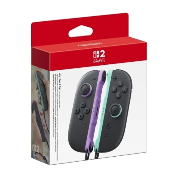 Nintendo Joy-Con 2-kontrollpar, lys lilla / lys grønn (Returnert innen 60 dager - Produktet er i orden)