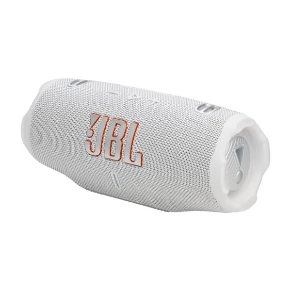 JBL Charge 6 Bluetooth-høyttaler, hvit (Returnert innen 60 dager - Produktet er i orden)
