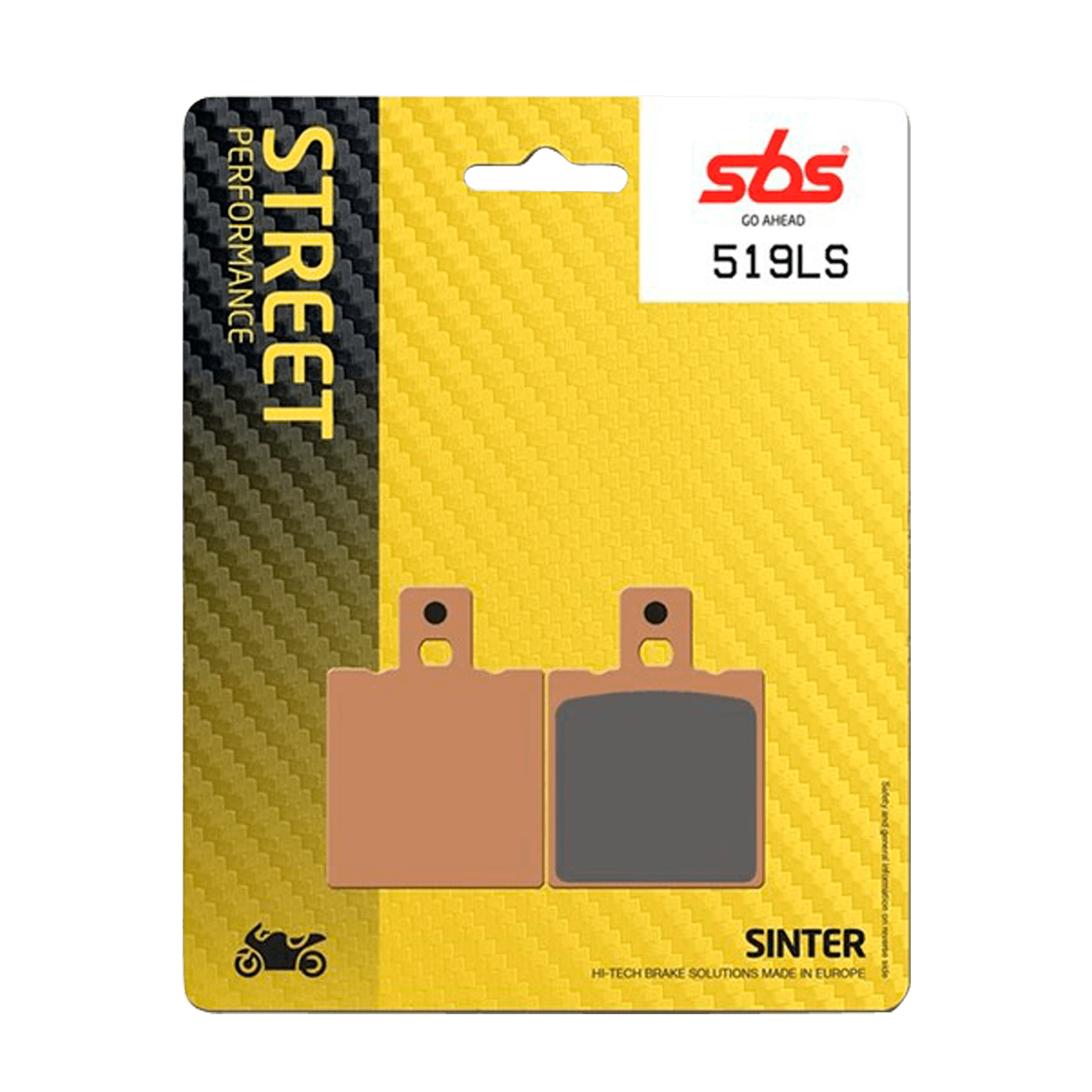 Bremseklosser SBS Bakre Kobber