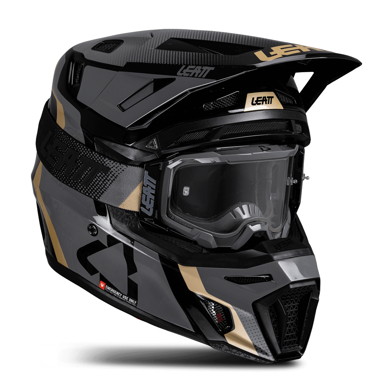 Crosshjelm Leatt Moto 8.5 V25 MX Hjelmsett Med Briller Cross