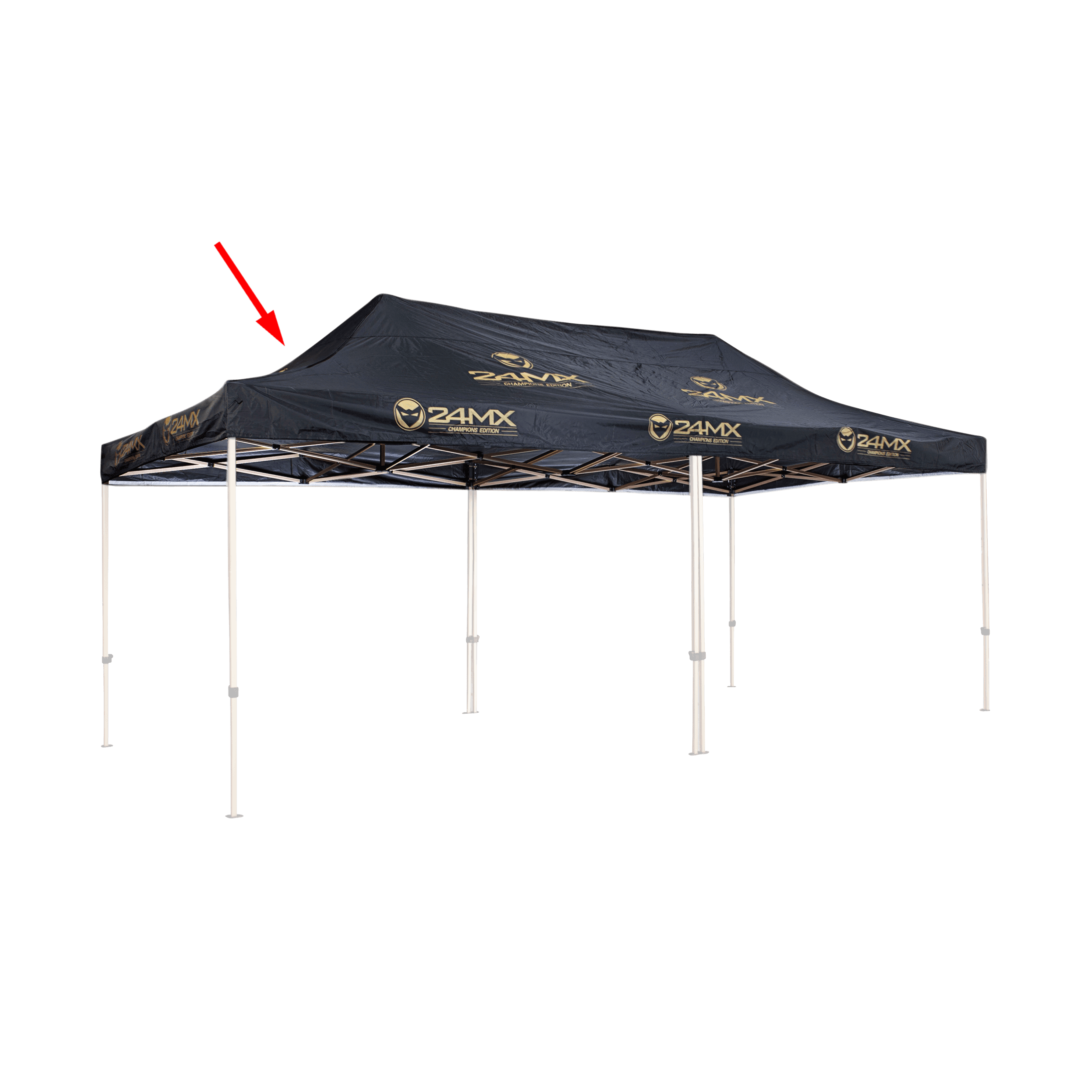 Telttak 24MX Champions Edition 6x3m For Dobbeltrammer (KUN TAK)