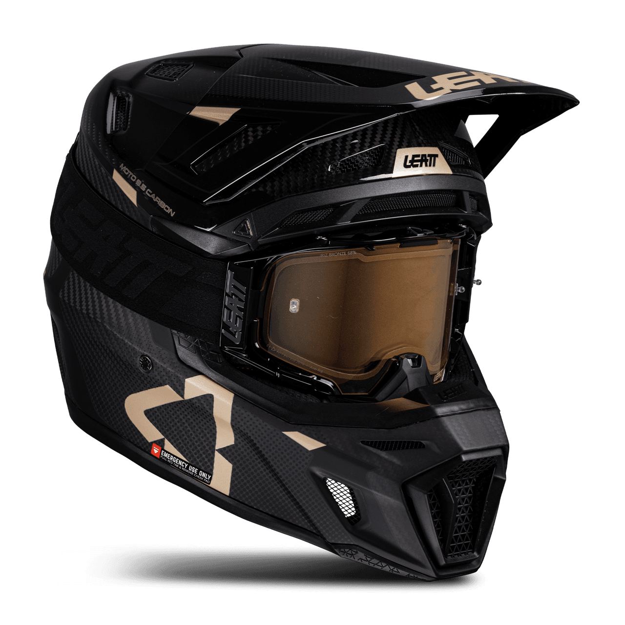 Crosshjelmsett Leatt Moto 9.5 V25 Med Briller Cross