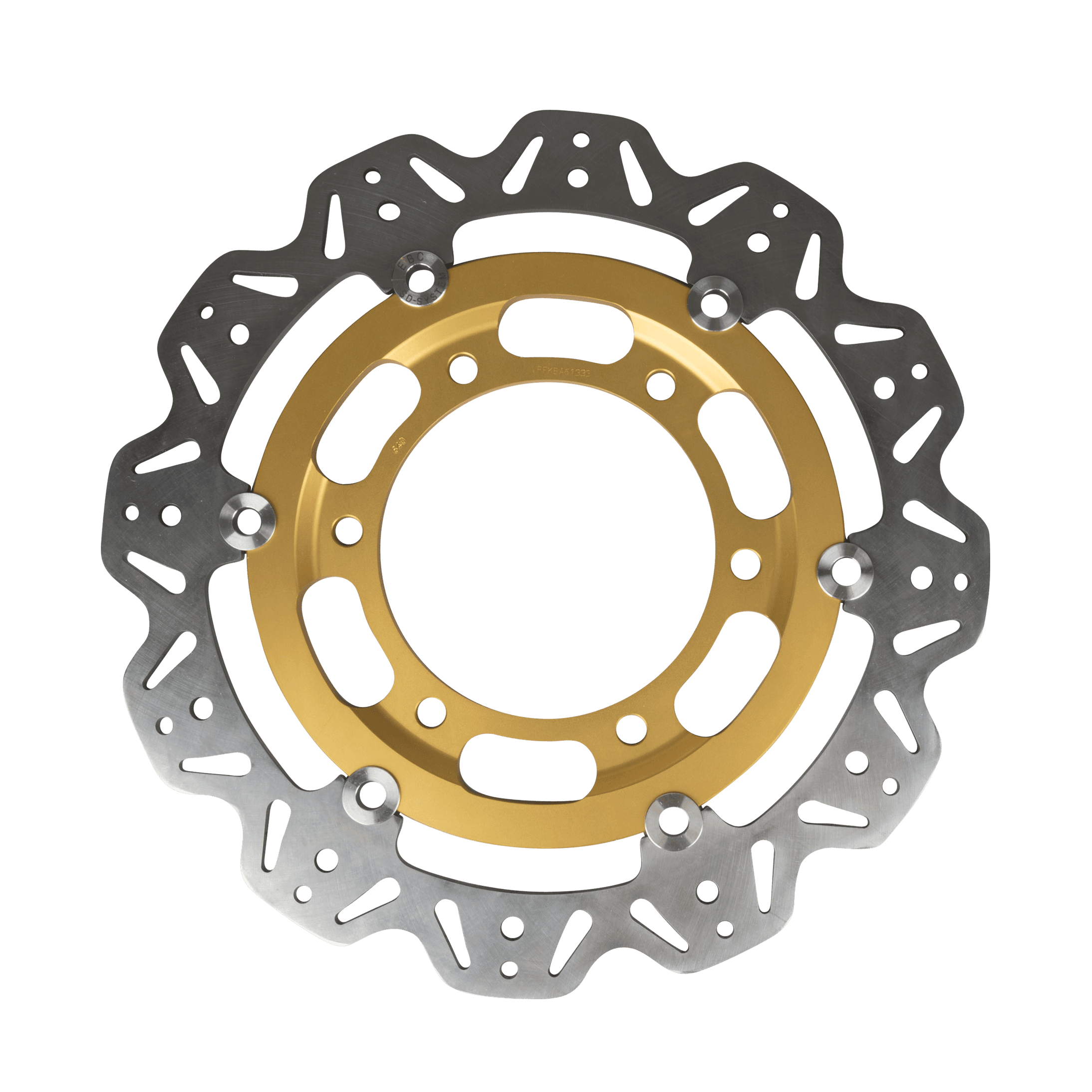 Bremseskive EBC Vee Rotor Gull Fremre Flytende