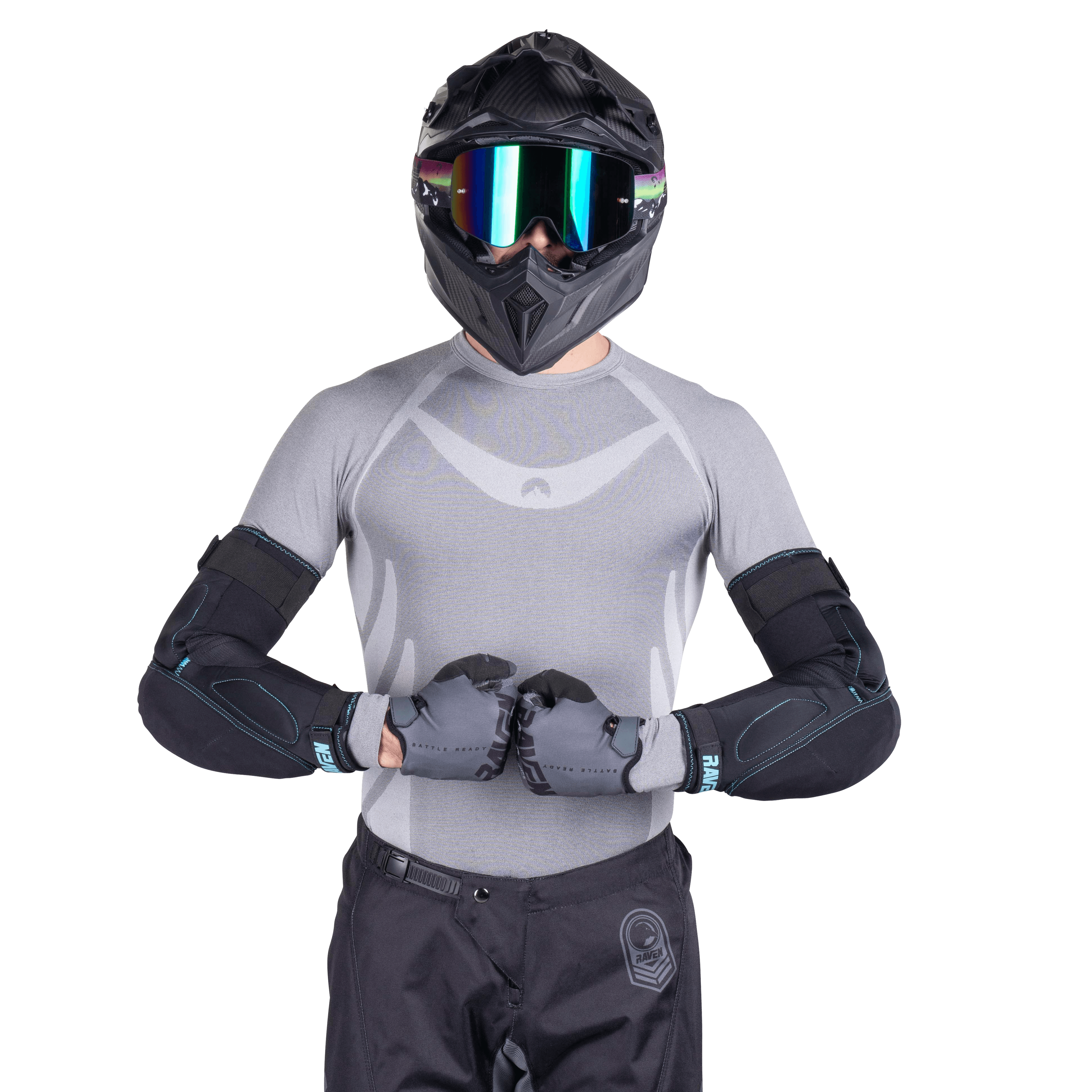 Albuebeskyttelse Raven Rine Svart