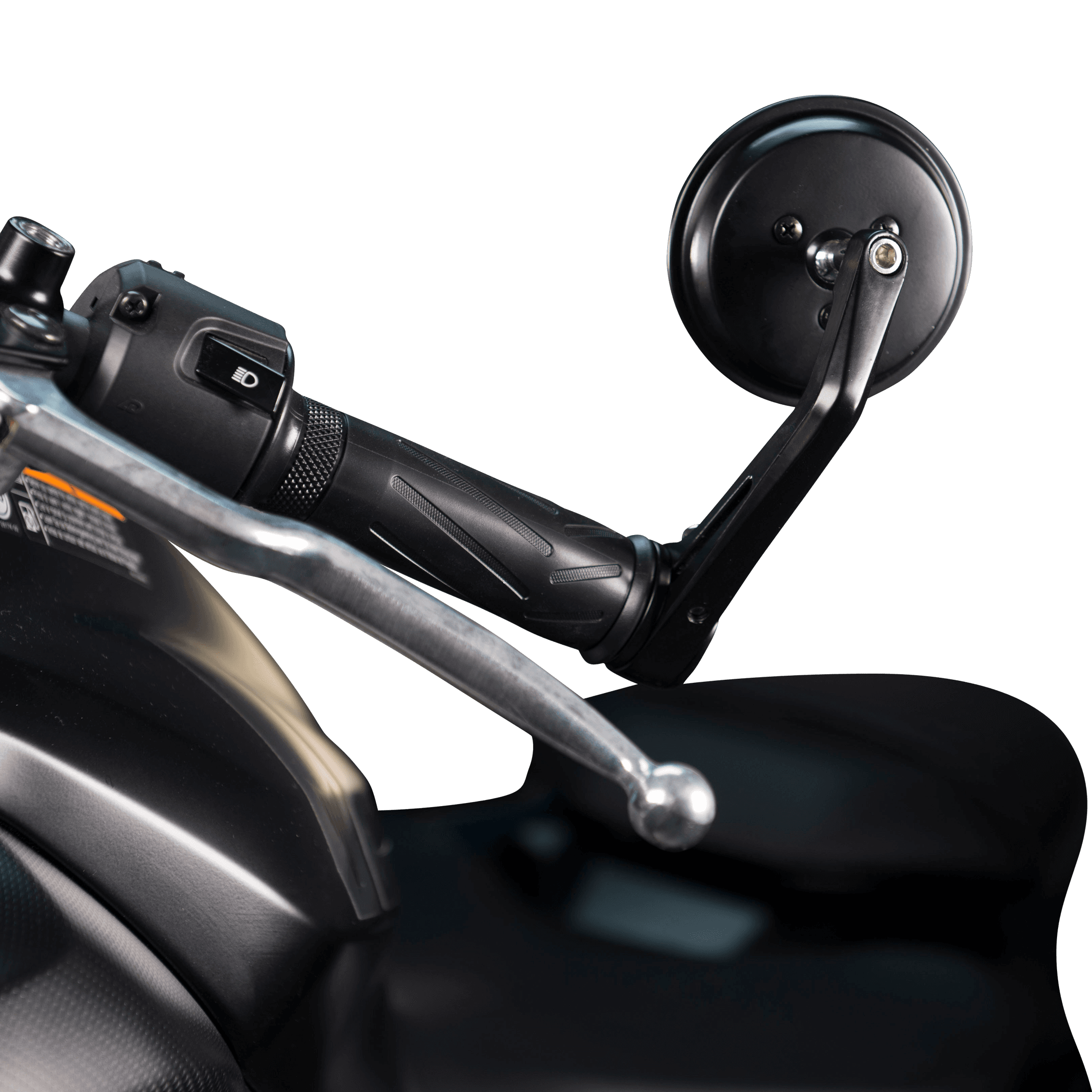 Styrebakspeil Snell Svart