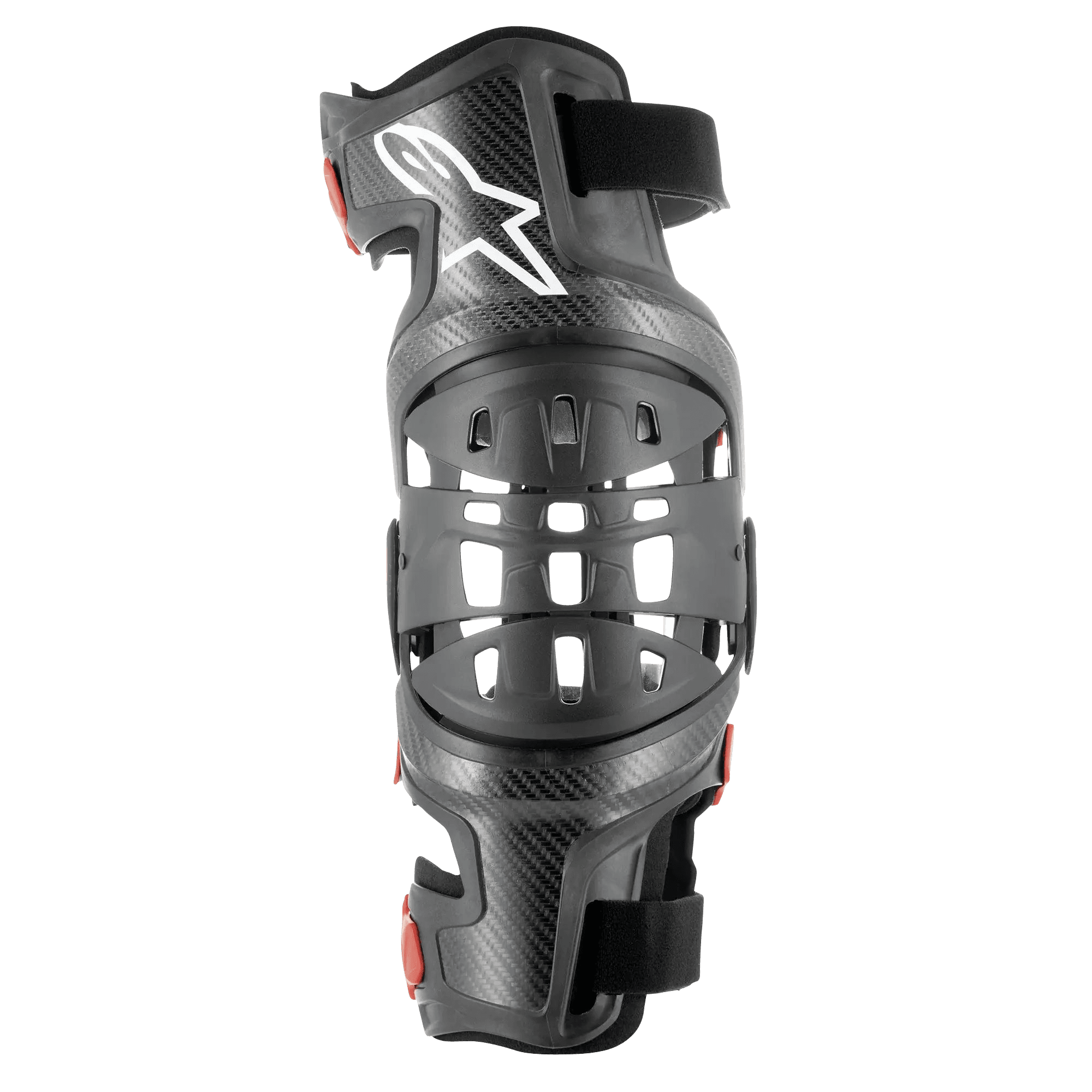 Knebeskyttelse Alpinestars Høyre Bionic-10 Svart-Rød