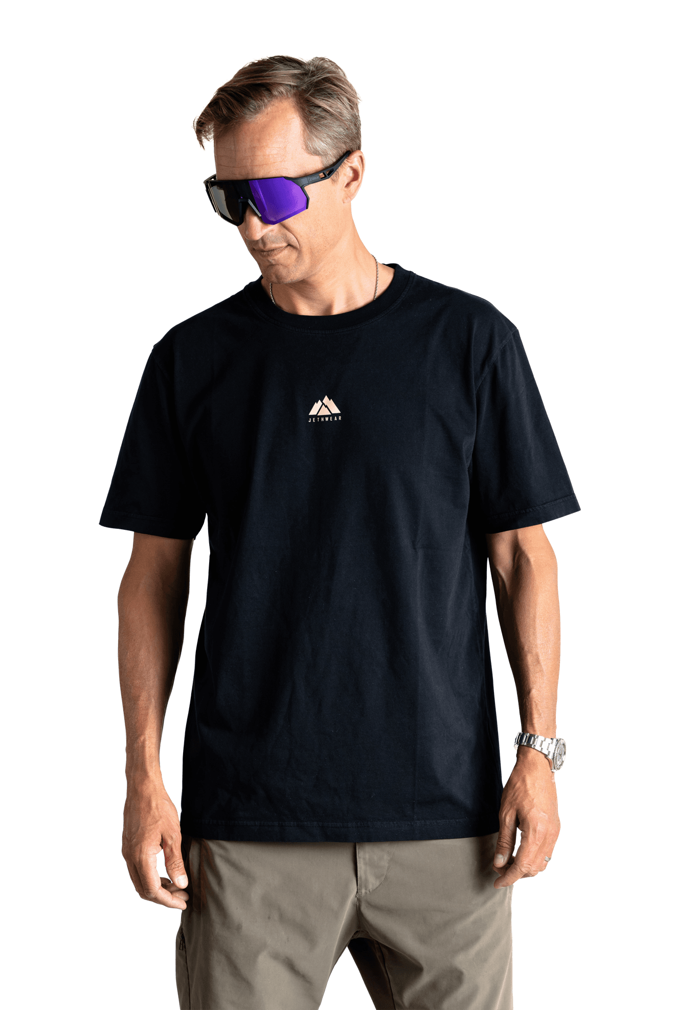 T-Skjorte Jethwear Mountains Solnedgang