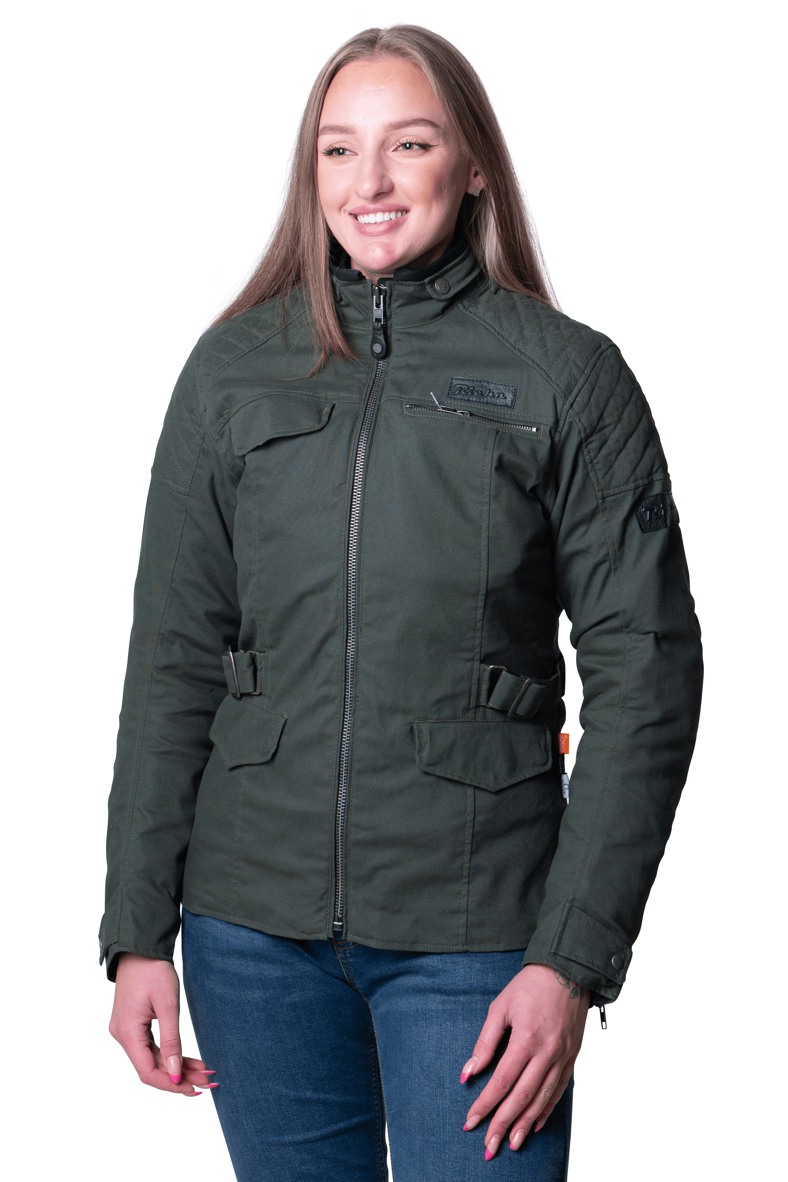 MC-Jakke Richa Galvestone Lang Dame