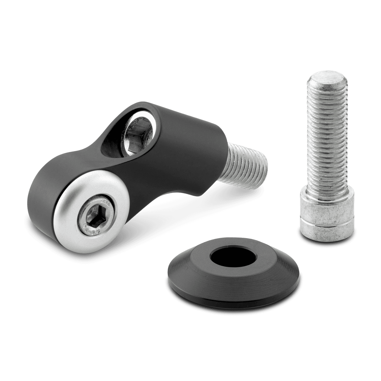 Speilmonteringssett Rizoma Svart