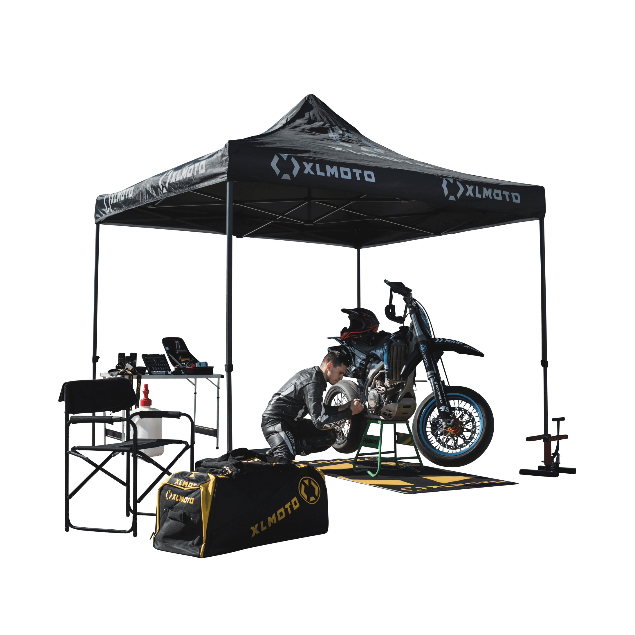 Depottelt XLMOTO Easy-Up Svart