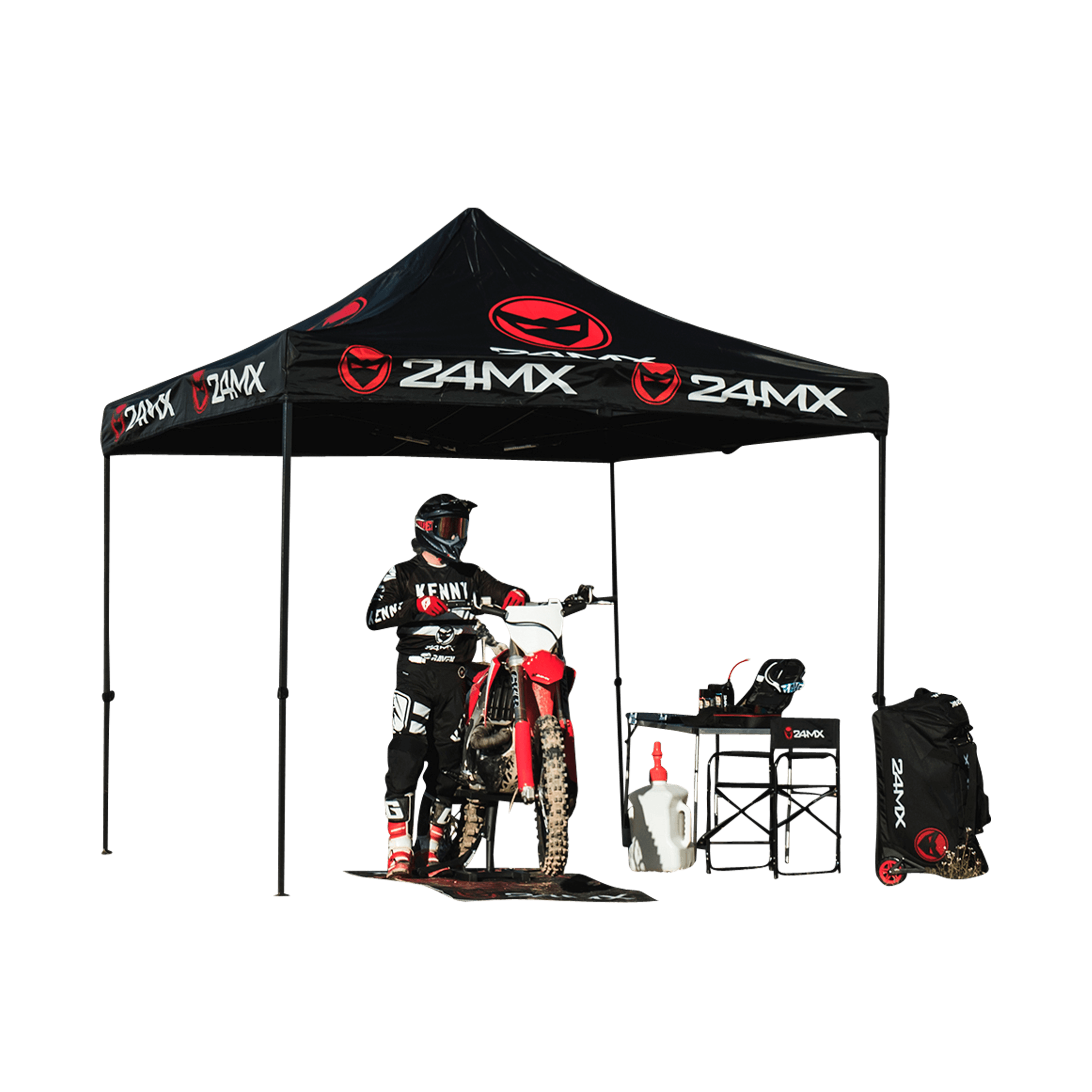 Depottelt 24MX Easy-Up Svart